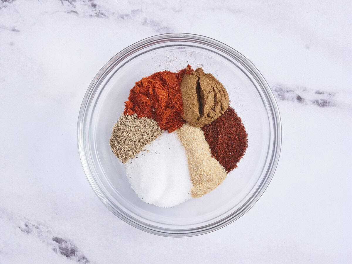 A bowl of fajita seasonings.