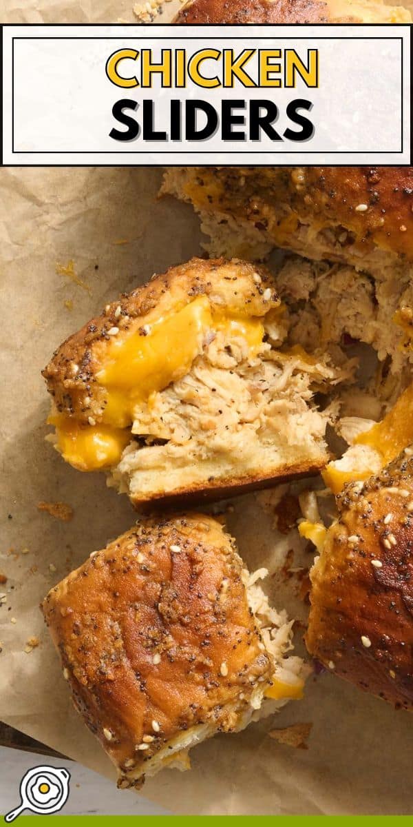 chicken sliders pin image