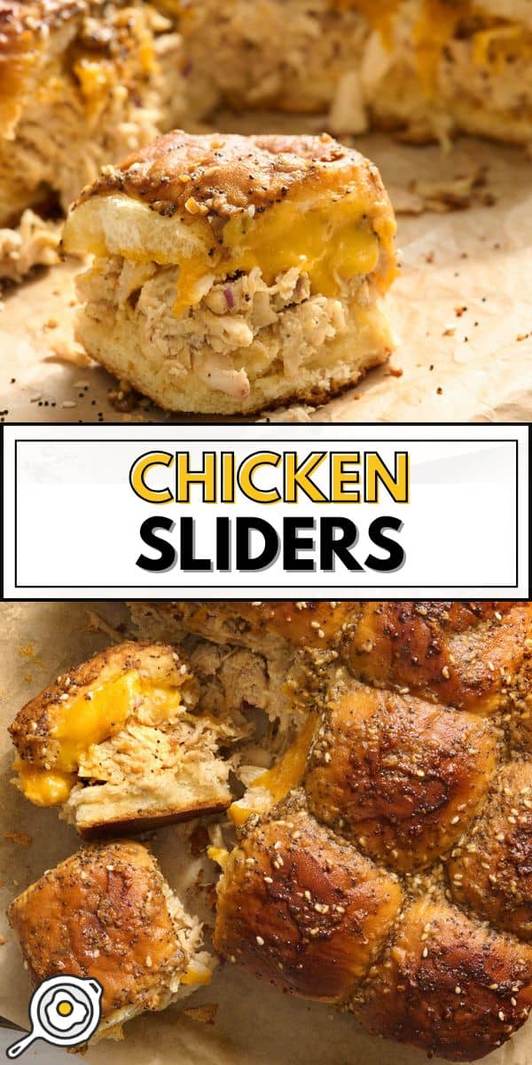 chicken sliders pin image