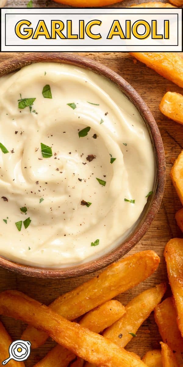 garlic aioli pin image