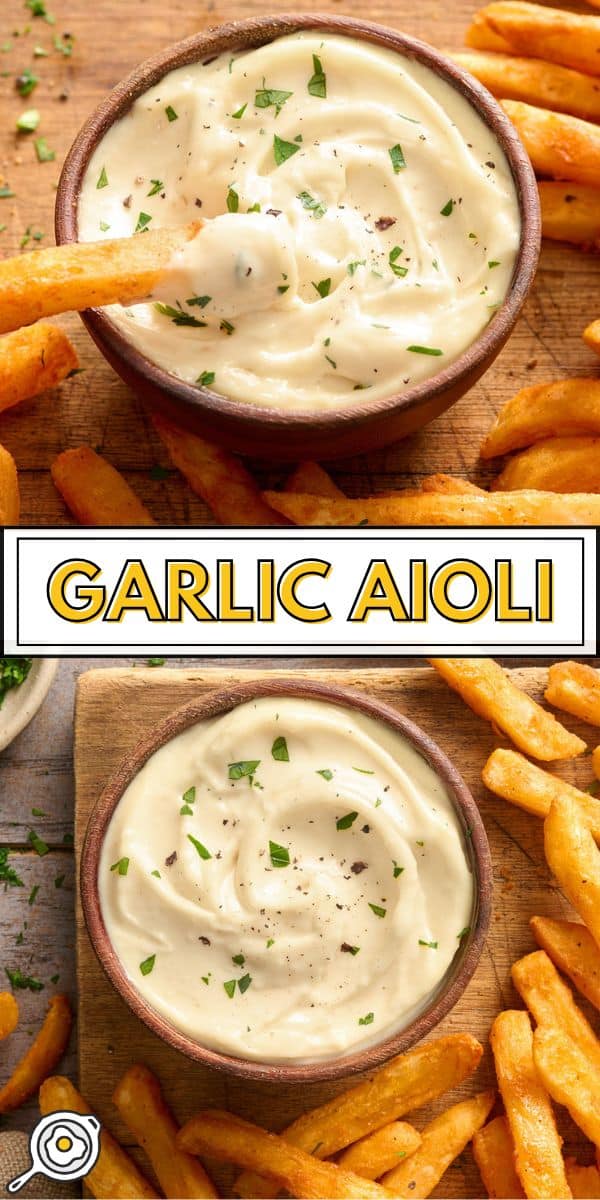 garlic aioli pin image