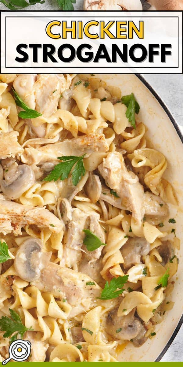 chicken stroganoff pin image