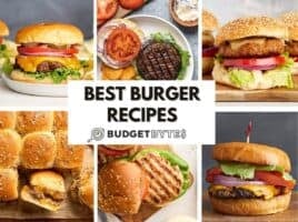 A collage of best burger recipes.