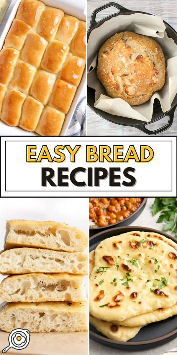 bread recipes pin image