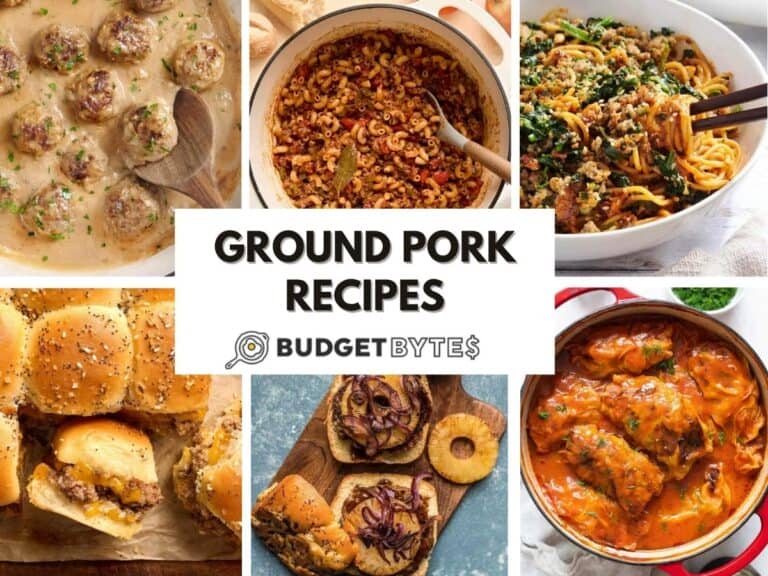 ground pork collage featured